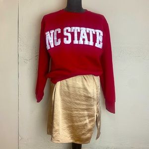 VINTAGE NC State Patchwork Crewneck